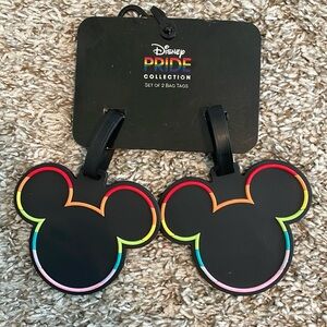 NWT Mickey Luggage Tags Disney Pride